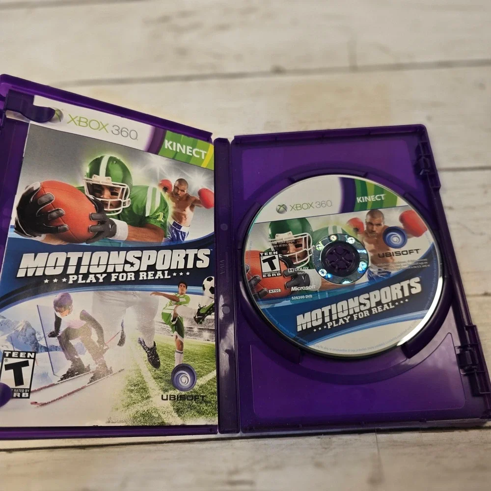 MotionSports Play For Real Xbox 360 Kinect Ubisoft Sports Game Football Soccer